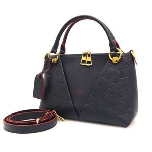 Louis Vuitton Emplant V Tote BB S Rank Shoulder Bag Navy Blue